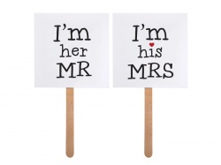 Kartička Mr.& Mrs.