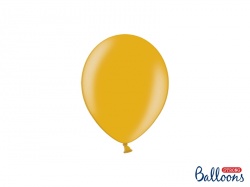 zlate metalicke balonky, 1ks