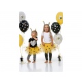 Pastelový balónek - bílý/žlutý - včelka - 50ks
