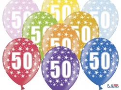 Balónky s číslem 50 - 50ks