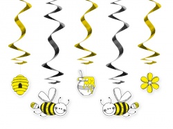Závěsné spirály - včelky