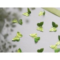Konfety ve tvaru motýlků - zelené